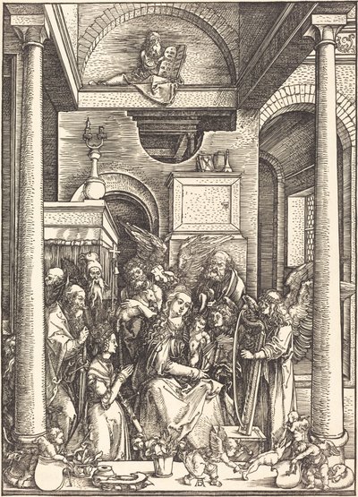 De Verheerlijking van de Maagd door Albrecht Dürer