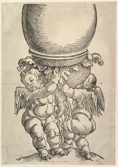 Het grote kolom onderste blok door Albrecht Dürer