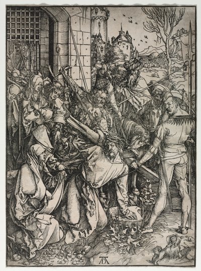De Grote Passie: Christus draagt het Kruis door Albrecht Dürer