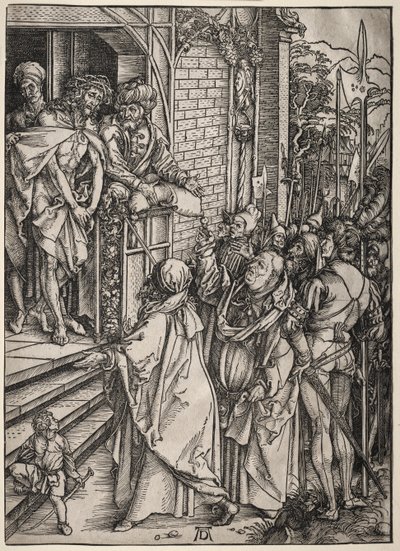 De Grote Passie: Christus getoond aan het volk door Albrecht Dürer
