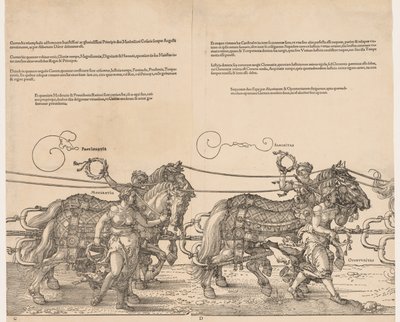 De grote triomfwagen van keizer Maximiliaan door Albrecht Dürer