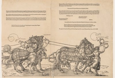 De Grote Triomfwagen van Keizer Maximiliaan door Albrecht Dürer