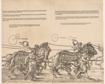 De Grote Triomfwagen van Keizer Maximiliaan, 1523 door Albrecht Dürer