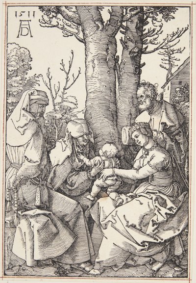 De Heilige Familie met Joachim en Sint Anna door Albrecht Dürer