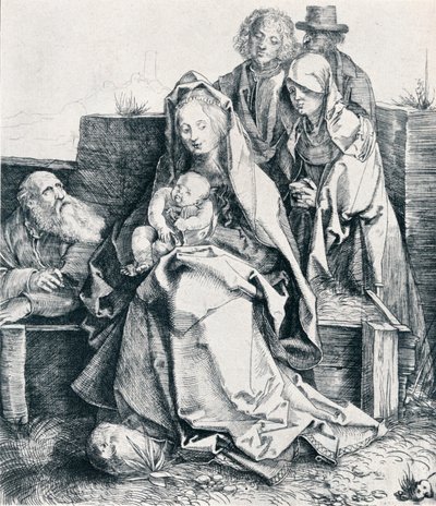 De Heilige Familie met St. Johannes, de Magdalena en Nicodemus, 1512 1906 door Albrecht Dürer