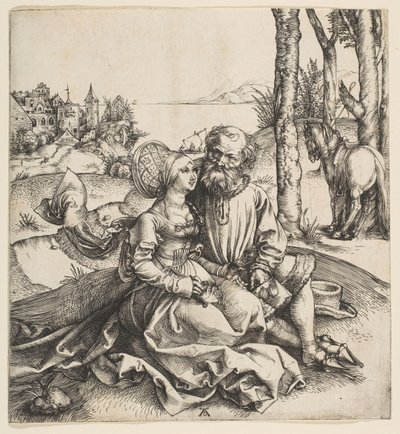 Het slecht passende paar, ca. 1495 door Albrecht Dürer