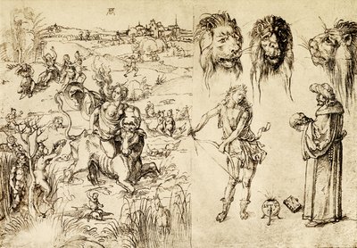 De ontvoering van Europa door Albrecht Dürer