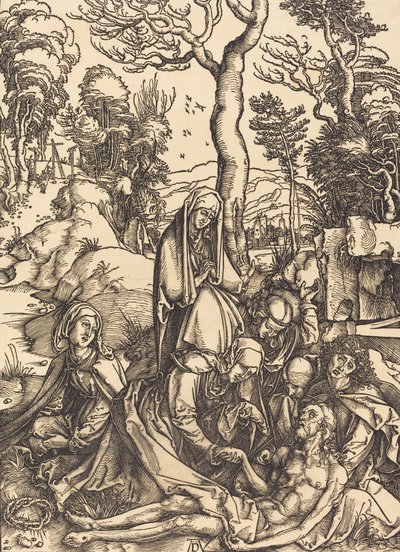 De Bewening, ca. 1498-1499 door Albrecht Dürer