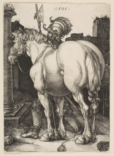 Het grote paard, 1505 door Albrecht Dürer