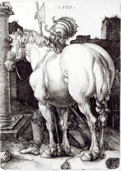 Het Grote Paard, 1509 door Albrecht Dürer