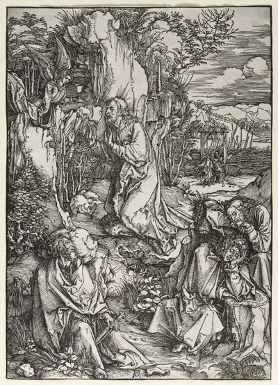 De grote passie: Christus op de Olijfberg door Albrecht Dürer