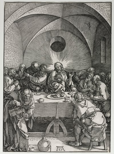 De Grote Passie: Het Laatste Avondmaal door Albrecht Dürer