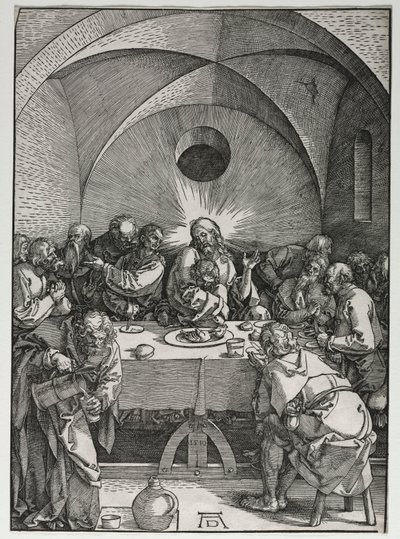 De Grote Passie: Het Laatste Avondmaal, 1510 door Albrecht Dürer