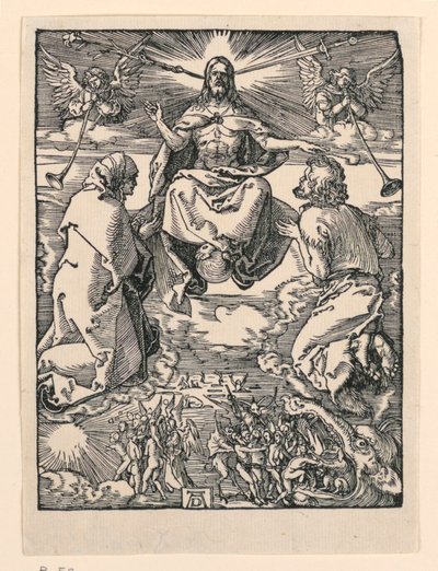 Het Laatste Oordeel, uit De Kleine Passie Serie door Albrecht Dürer