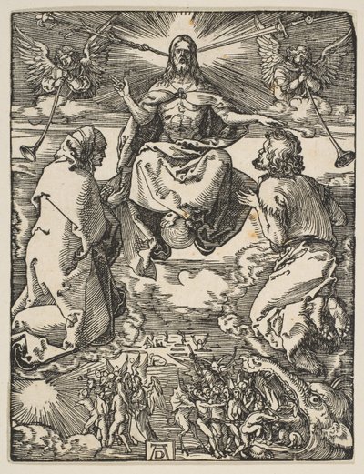 Het Laatste Oordeel, uit De Kleine Passie, ca. 1510 door Albrecht Dürer