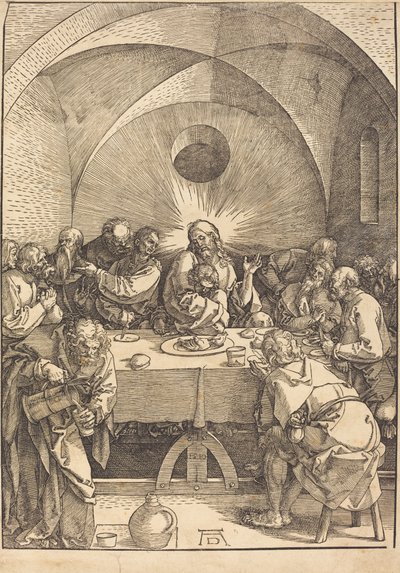 Het laatste avondmaal door Albrecht Dürer