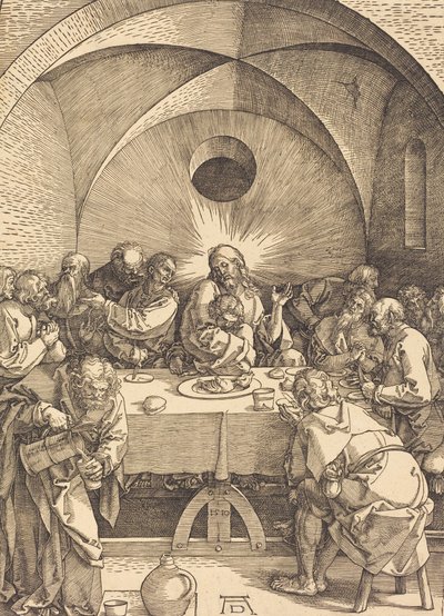 Het laatste avondmaal door Albrecht Dürer