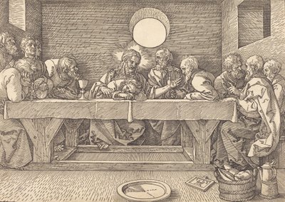 Het Laatste Avondmaal, 1523 door Albrecht Dürer