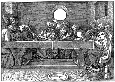 Het Laatste Avondmaal, 1523, 1936 door Albrecht Dürer