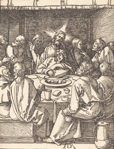 Het Laatste Avondmaal, waarschijnlijk c. 1509-1510 door Albrecht Dürer