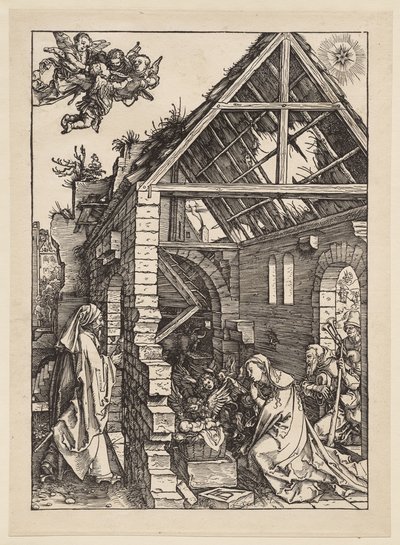 Het leven van de Maagd: De geboorte van Christus door Albrecht Dürer