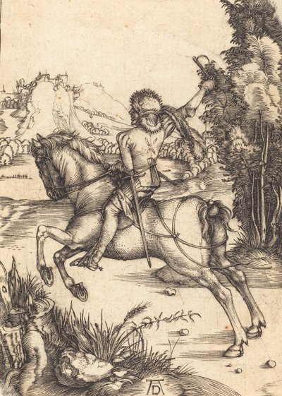De kleine koerier, ca. 1496 door Albrecht Dürer