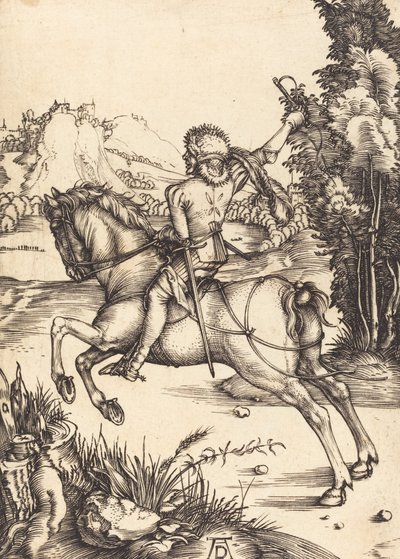De kleine koerier door Albrecht Dürer