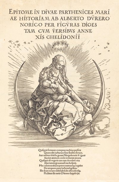 De Madonna op de Maan door Albrecht Dürer
