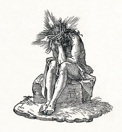 De Man van Smarten. Titelpagina van Kleine Passie, ca. 1511, 1906 door Albrecht Dürer