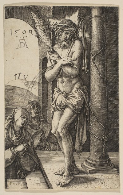 De Man van Smarten, uit De Passie, 1509 door Albrecht Dürer