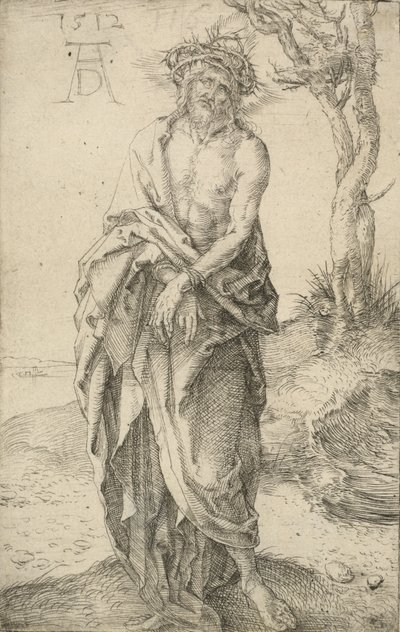 De Man van Smarten met gebonden handen, 1512 door Albrecht Dürer