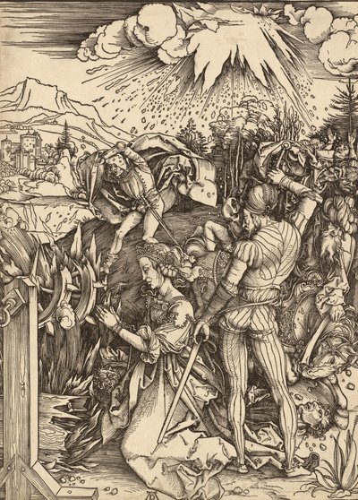Het martelaarschap van Sint-Catharina door Albrecht Dürer