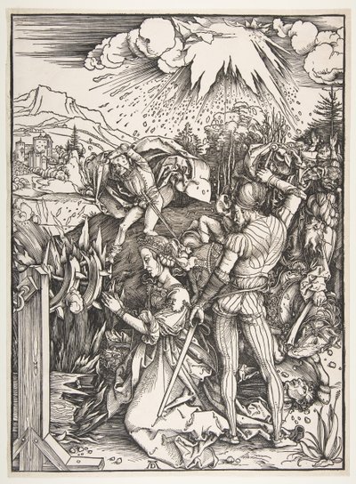 Het martelaarschap van Sint-Catharina van Alexandrië door Albrecht Dürer