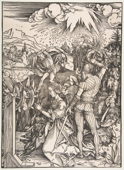 Het martelaarschap van Sint Catharina door Albrecht Dürer