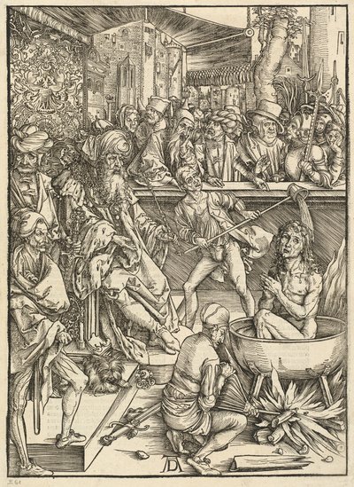 Het Martelaarschap van Sint Johannes door Albrecht Dürer