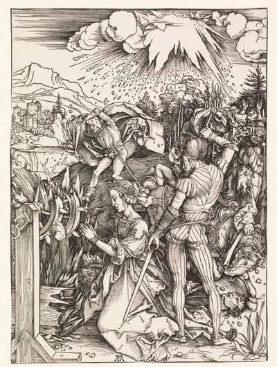 Het Martelaarschap van St. Catharina door Albrecht Dürer
