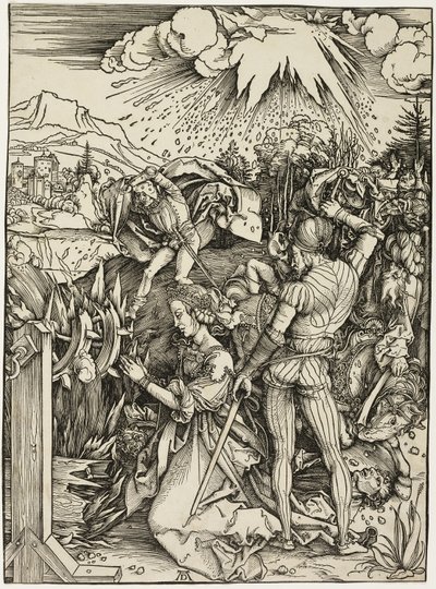 Het Martelaarschap van St. Catharina door Albrecht Dürer