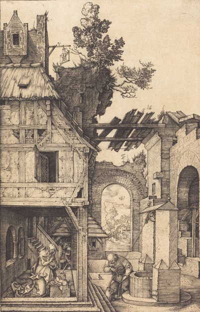 De Geboorte, 1504 door Albrecht Dürer