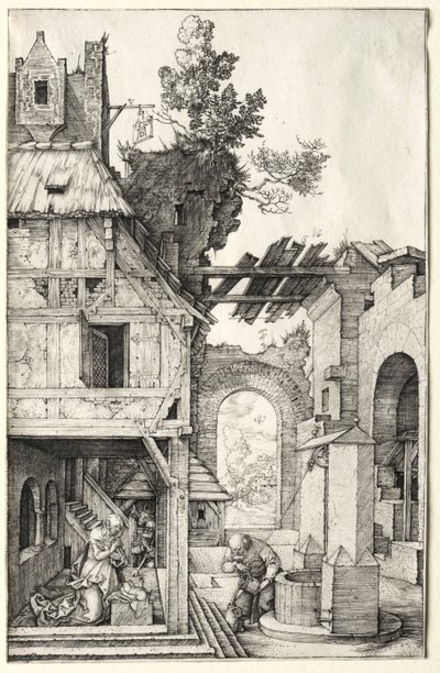 De geboorte van Christus, 1504 door Albrecht Dürer