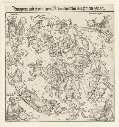 Het Noordelijke Hemelgewelf door Albrecht Dürer