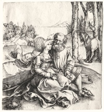 Het Aanbod van Liefde of Het Slecht Gekoppelde Paar door Albrecht Dürer