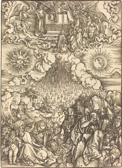 De Opening van het Vijfde en Zesde Zegel door Albrecht Dürer