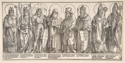 De beschermheiligen van Oostenrijk, 1515-17 door Albrecht Dürer