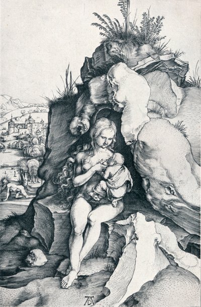 De Boetedoening van St. Johannes Chrysostomus, 1495 1906 door Albrecht Dürer