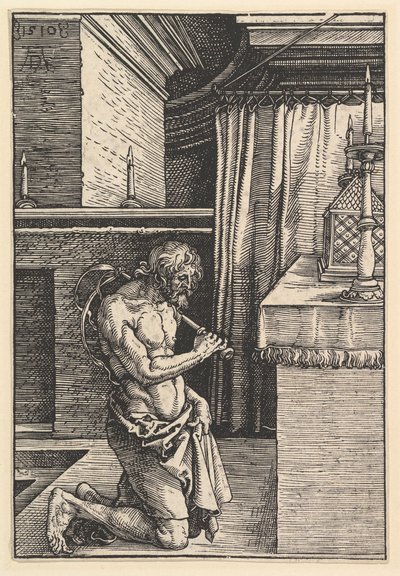 De boeteling, 1510 door Albrecht Dürer