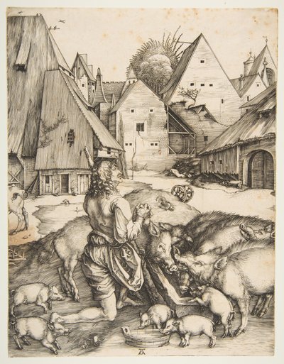 De verloren zoon door Albrecht Dürer
