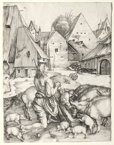 De verloren zoon door Albrecht Dürer