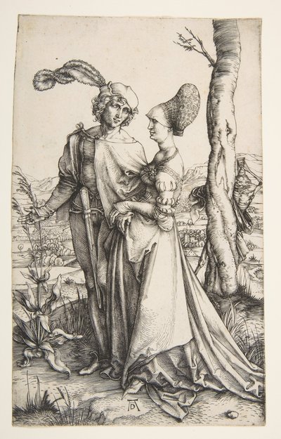 De Promenade, ca. 1498 door Albrecht Dürer
