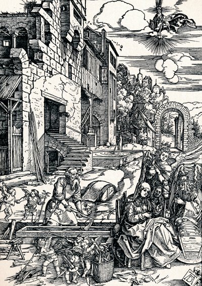 De Rust tijdens de Vlucht naar Egypte door Albrecht Dürer