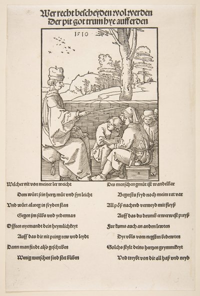 De Schoolmeester door Albrecht Dürer
